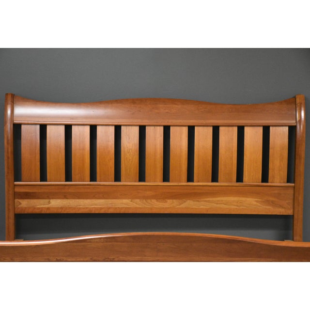 Cherry King Bed by Richardson Brothers For Sale In Boston - Image 6 of 11