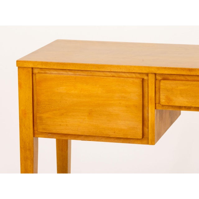 Mid-Century Modern Conant Ball Maple Writing Desk For Sale - Image 3 of 10