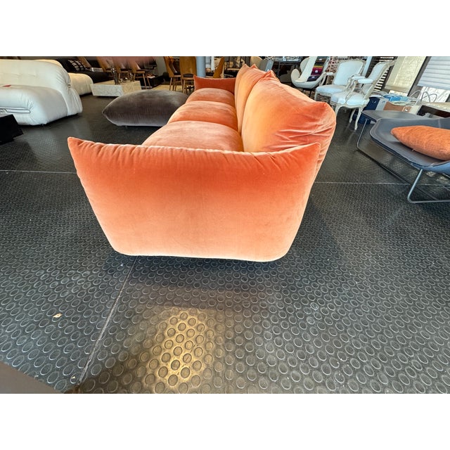 2020s Three Seater Mario Marenco Sofa With Ottoman for Arflex For Sale - Image 5 of 6