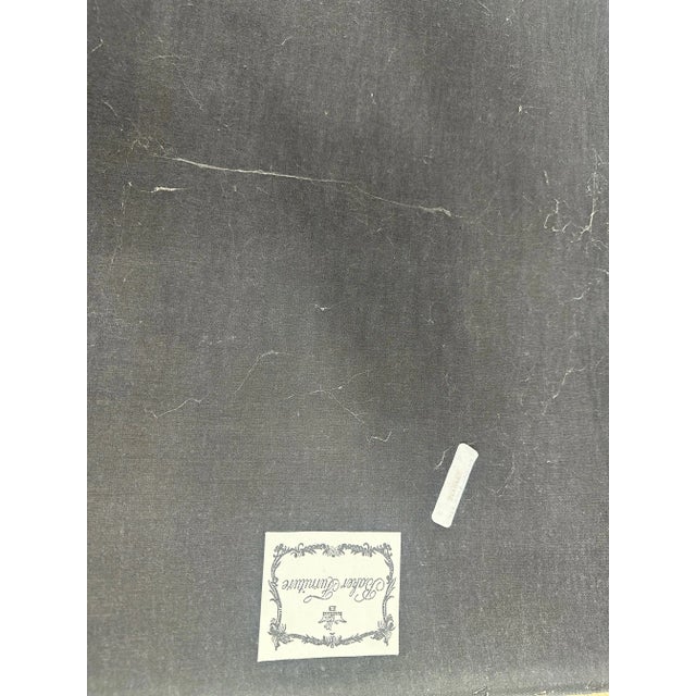 Blue 1980s Blue Baker Parlor Chair For Sale - Image 8 of 8