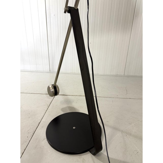 Counter Balance Floor Lamp with Umbrella Lamp Shade, 1970s For Sale - Image 12 of 18