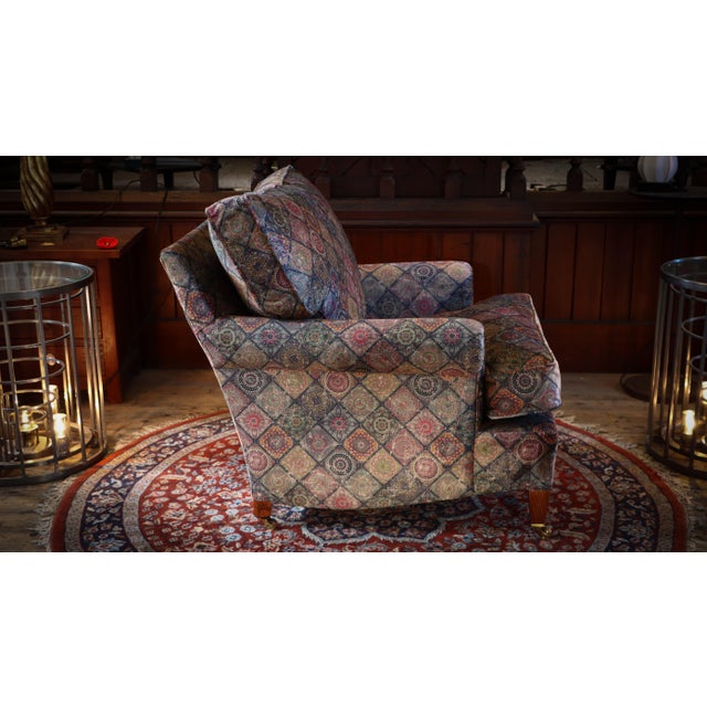 Vintage Chair with Cushion Back from George Smith, 2010s For Sale - Image 16 of 18