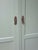 Antique Painted Green Wooden Wardrobe For Sale - Image 5 of 8