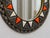 Moroccan Handcrafted Moroccan Round Bone Inlay Wall Mirror For Sale - Image 3 of 6