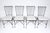Metal Set of 4 Black Iron Dining Side Chairs, C. 1980 For Sale - Image 7 of 18