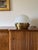 Mid-Century Brass and Glass Dome Table Lamp, Italy, 1960s For Sale - Image 12 of 13