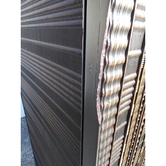 Alfonso Marina Kapelle Armoire Storage Cabinet Brown W Ornate Frame For Sale - Image 9 of 18