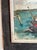 1950s Mid Century Acrylic on Board Painting of a Boat at Sea For Sale - Image 10 of 12