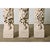 Cream French 19th Century Set of 3 Hand-carved Marble Corbels For Sale - Image 8 of 9