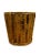 Tortoise Pencil Bamboo and Rattan Basket Planter For Sale - Image 10 of 12