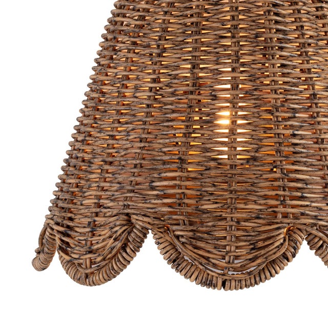 2020s Kismet Scalloped Sconce, Natural Brass For Sale - Image 5 of 7