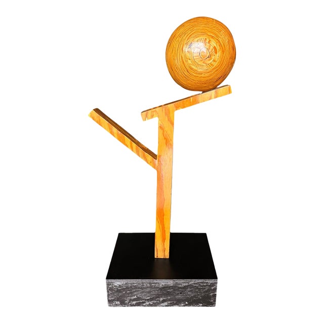 Anticipation – Wood Sculpture by Hy Farber (1921-2012) For Sale