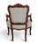 Antique Swedish Louis XV Style Beechwood Fauteuil Arm Chairs. 1 of 2 available.