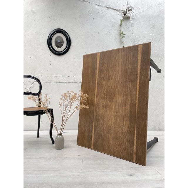 Painted Wooden Desk in Veneer For Sale - Image 4 of 18