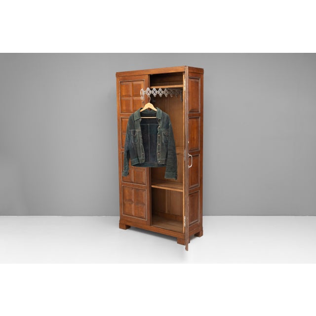 1940s Art Deco Oak Cabinet, 1940s For Sale - Image 5 of 13