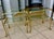 Metal Italian Rectangular 2-Tier Brass End or Side Table For Sale - Image 7 of 15