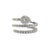 Gender: Ladies Metal Type: 18K White Gold Ring Size: 7.5 Width: 4.71 mm Weight: 6.53 grams Ladies 18K white gold comfort-...