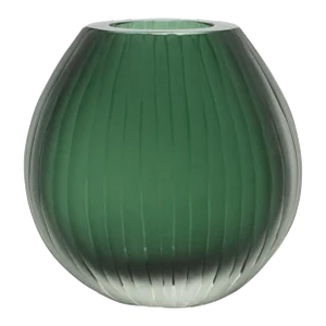 Hand-Blown Murano Supreme Vase in Emerald Green Large