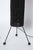 1950s Tony Paul Style California Modern Black Wicker Cylinder Floor Lamp, 1950s For Sale - Image 5 of 10