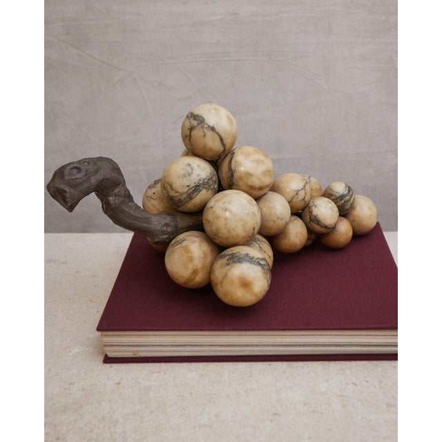 1960s Monumental Mid-Century Italian Alabaster Grapes For Sale - Image 5 of 17