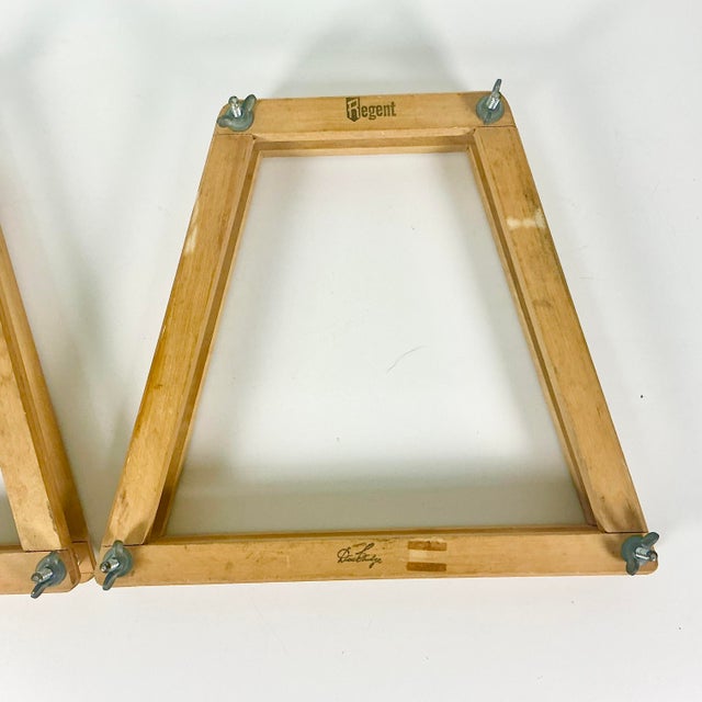 Early 20th C. Vintage Americana Sports Don Budge Regent Wood Tennis Racket Press - A Pair. For Sale - Image 6 of 10