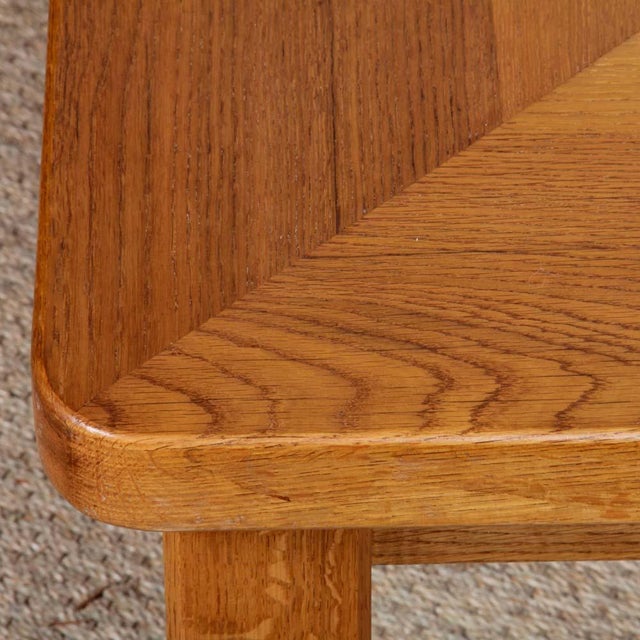 Oak Coffee Table in the style of Seltz, 1980s For Sale - Image 6 of 9