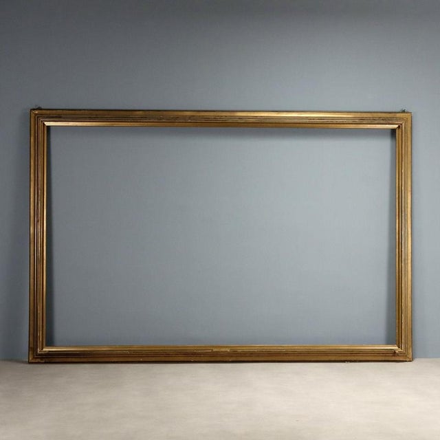 Wood Large Art Deco Frame in Wood For Sale - Image 7 of 7