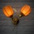 A beautiful Danish Modern wall lamp produced by an unidentified Danish manufacturer in the 1950s. Executed in brass, the...