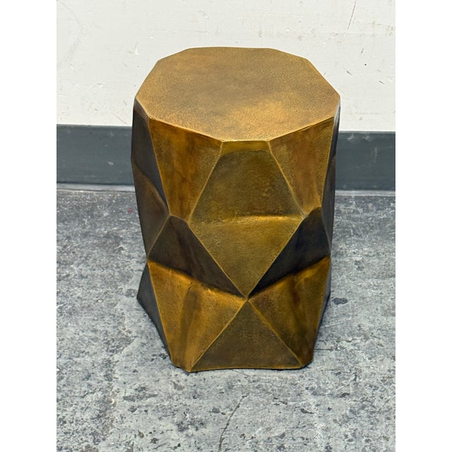 Brass Moe's Home Quintus Accent Table For Sale - Image 8 of 12