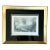 1840 Steel Engraving Titled Niagara Falls Near Clifton House in an Antique Gilt and Black Glass Frame For Sale