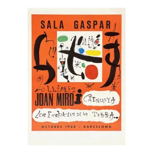 1968 Joan Miro Sala Gaspar - Les Essències De La Terra Lithograph Poster