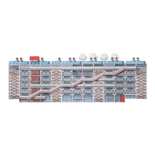 Renzo Piano, Centre Pompidou, Paris, Offset Lithograph, 2010 For Sale