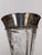 Mid-Century Modern Sterling Rim Cut Crystal Tulip Vase 1950's For Sale - Image 3 of 4