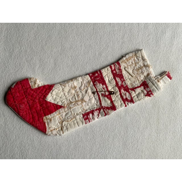 1960s American Star Quilt Christmas Stockings, Set of 3 | Chairish