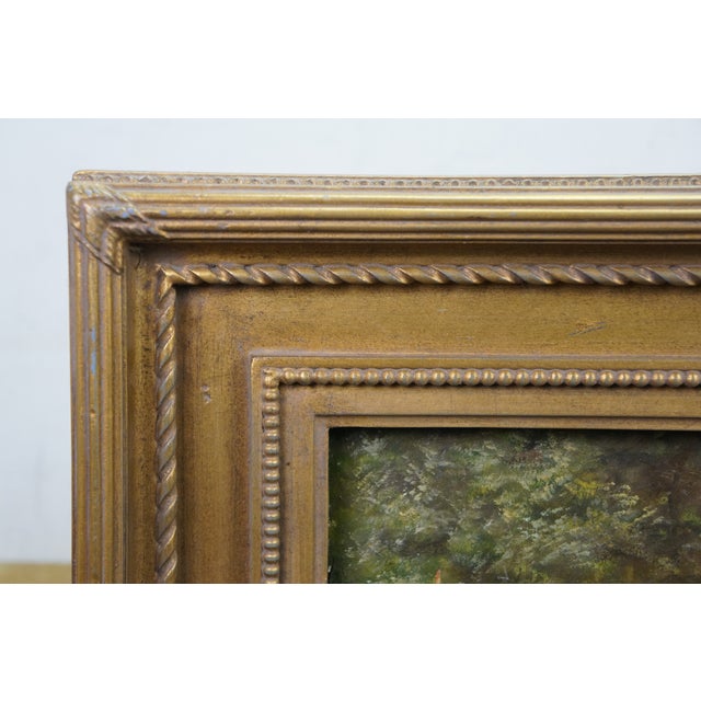 Green Late 20th Century Chestnut Horse Equestrian Jockey Oil Painting After Allen Culpepper Sealy 44" For Sale - Image 8 of 13