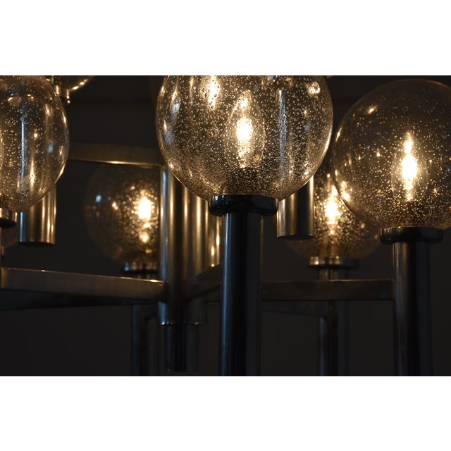 Mid-Century Modern Mid-Century Modern Sputnik Lamp from Sölken Leuchten, 1970s For Sale - Image 3 of 11