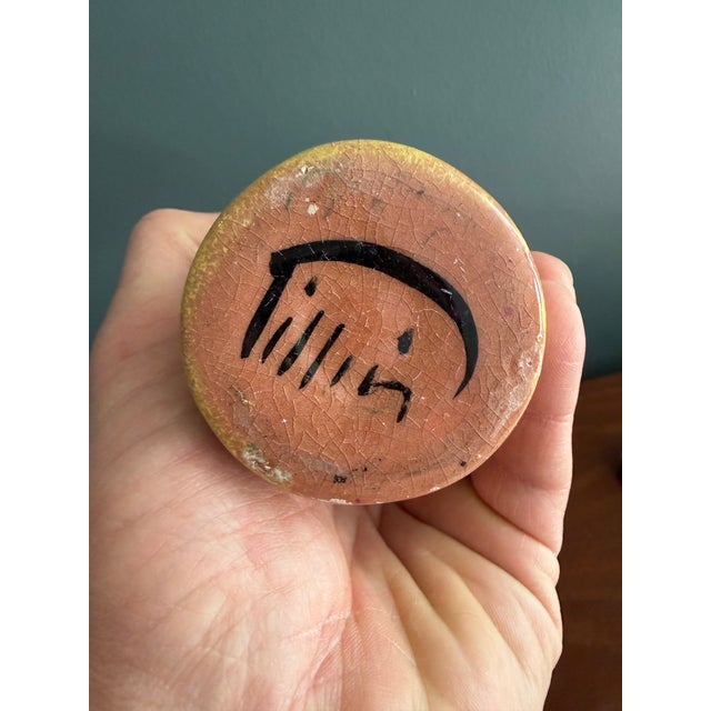 Mid 20th Century Pillin Art Pottery Vase California American For Sale - Image 5 of 8