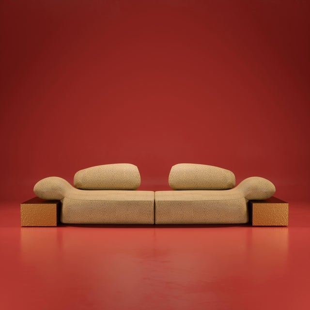 Metal Viv Id Sofa by Malabar For Sale - Image 7 of 18