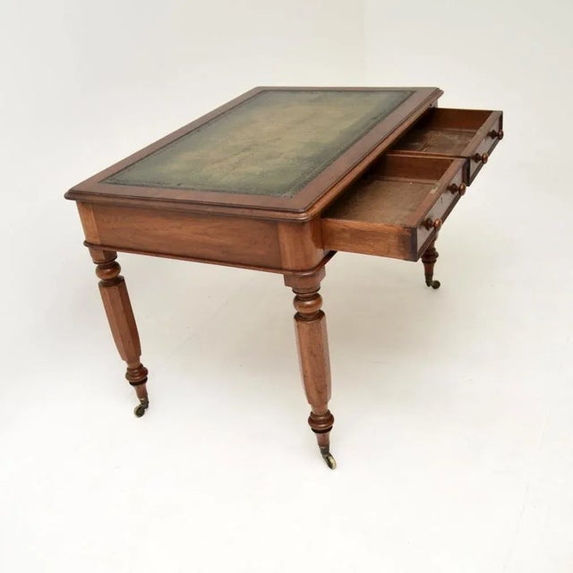 William IV Leather Top Desk, 1830s For Sale - Image 3 of 11
