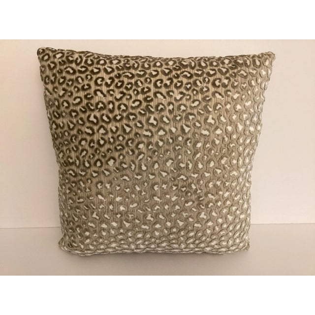 Custom Hand Made Pillow, Fabric by Cowtan &.Tout Leopard Print ($325 Wholesale) For Sale In West Palm - Image 6 of 7
