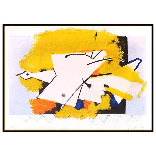 Message us to inquire about custom framing options! (Included for free with every purchase) The artwork here, "L'oiseau...