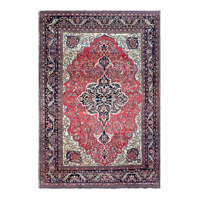 Antique Persian Feraghan Sarouk Carpet, Most Beautiful For Sale