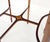 Very Ornate Delicate Lines Walnut Inlay Stretched Hexagon Lamp Side Table Mint For Sale - Image 15 of 16