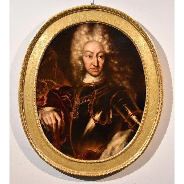 Maria Giovanna Battista Clementi Detta La Clementina, King Sovereign of Savoy Clementi, 1730, Oil on Canvas, Framed For Sale - Image 10 of 13
