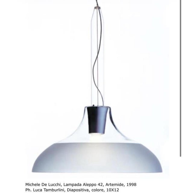 Pendant / hanging lamp made by Artemide after the design by Michele De Lucchi. Only briefly produced in the late 90’s and...