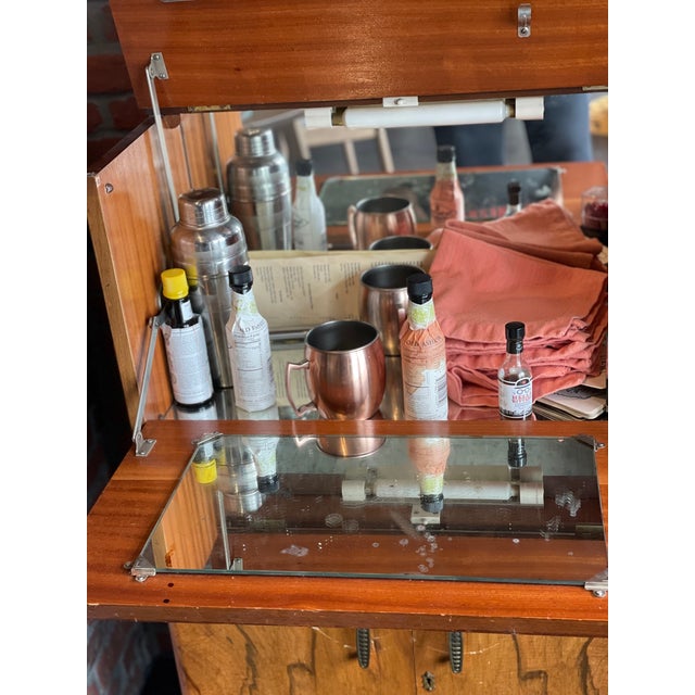 1930s Art Deco Popup Bar/Liquor With Lighting Chairish