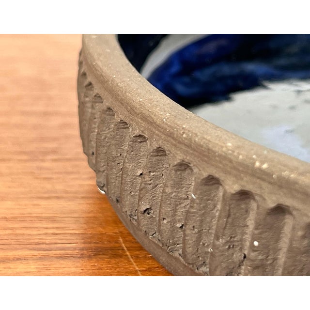 Mid-Century Modern Danish Studio Pottery Bowl from Robert Rob Bentsen, 1960s For Sale - Image 4 of 16