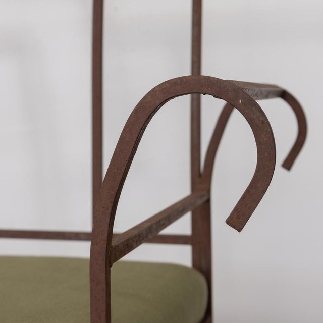 1930s Large French Iron Art Deco Bench For Sale - Image 14 of 14