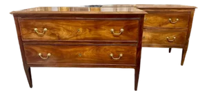 19th Century Large Scale English Mahogany Commodes