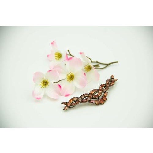 Hair Clip in Silver with Minas Novas Design For Sale - Image 4 of 5